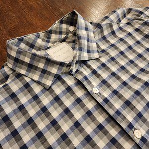 Billy Reid - Blue & Gray Casual Button Down - XL